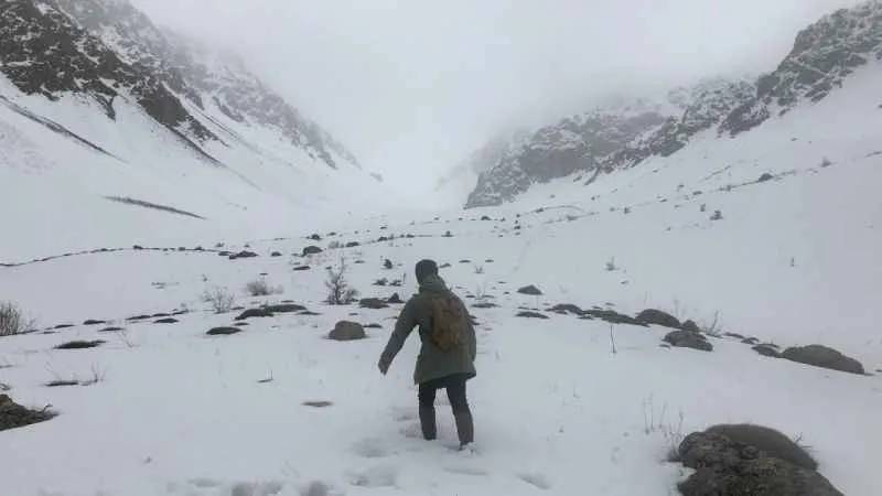  Erzincan’da mayıs ayında beyaz sürpriz