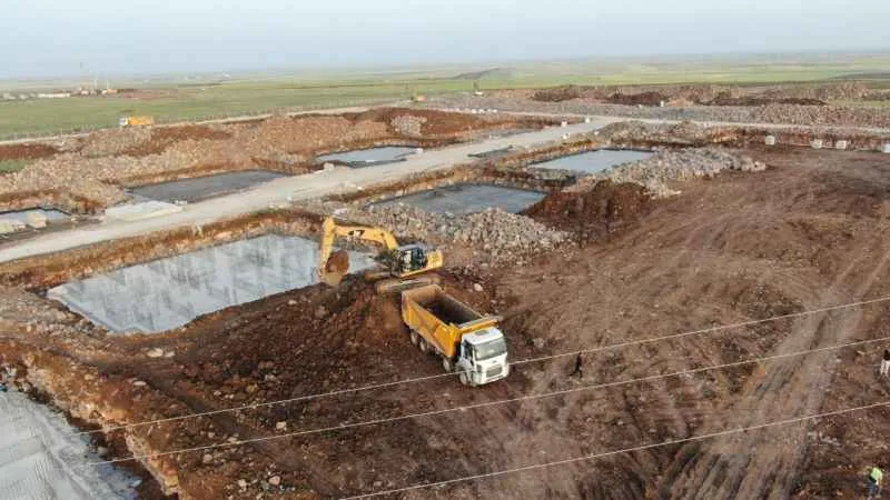 Diyarbakır TOKİ konutlarında çalışmalar devam ediyor