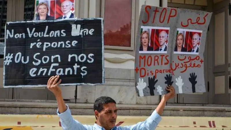 Tunus’ta İtalya Başbakanı Meloni’ye karşı protesto