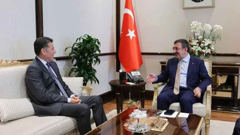 Sinan Oğan’dan Cumhurbaşkanı Yardımcısı'na ziyaret