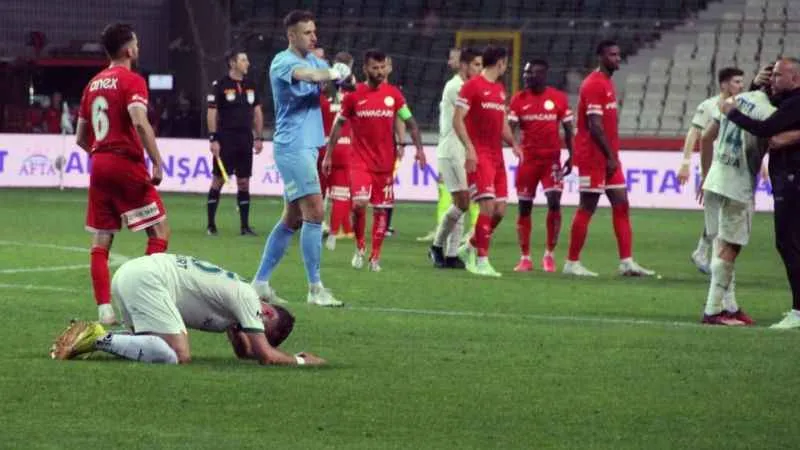 Giresunspor’da gözyaşları