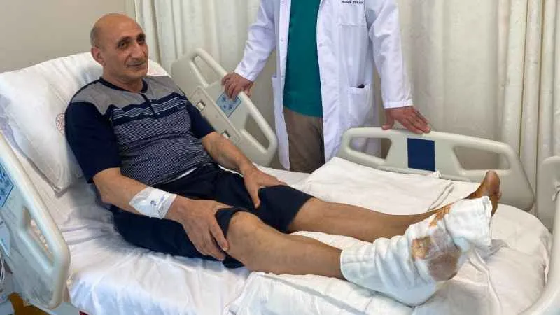 Leke sökücü kullandı, ayağından oluyordu