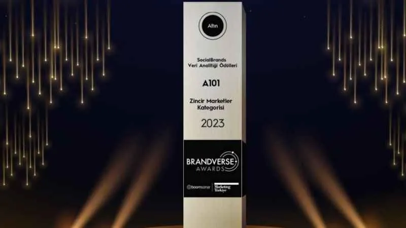 A101’e Brandverse Awards’dan Altın Ödül