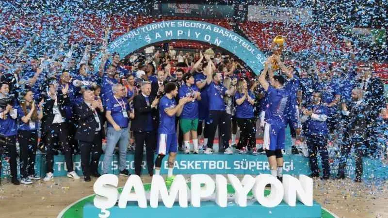 Basketbol Süper Ligi'nde şampiyon Anadolu Efes