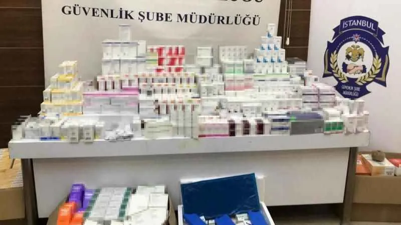 İstanbul’da kaçak ve sahte ilaç operasyonu