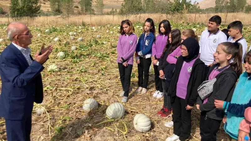 Öğrencilere Tarlada Ata Tohumun Ve Organik Tarımın Önemi Anlatıldı