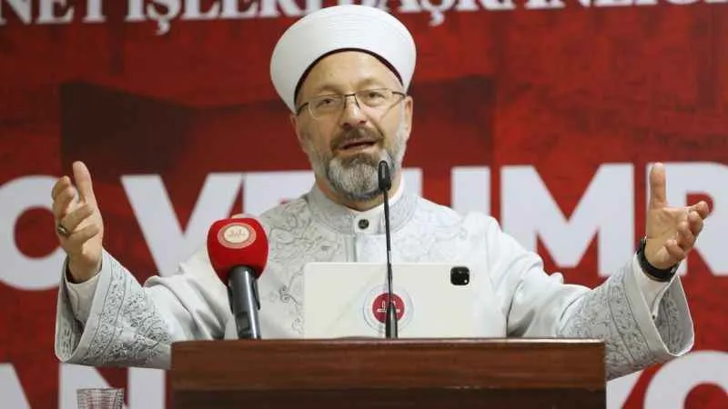 Diyanet İşleri Başkanı Erbaş: “İslam, insanlar yeryüzünde adaletle davransın diye gönderildi”