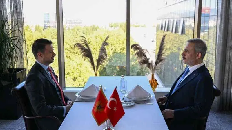 Dışişleri Bakanı Fidan, Karadağ Cumhurbaşkanı Miltovic'le görüştü