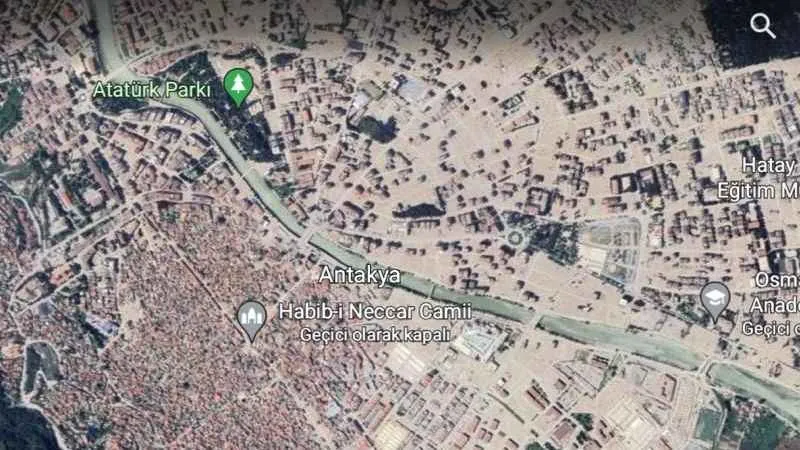 Hatay’da yıkımın boyutunu uydu görüntüleri gözler önüne serdi