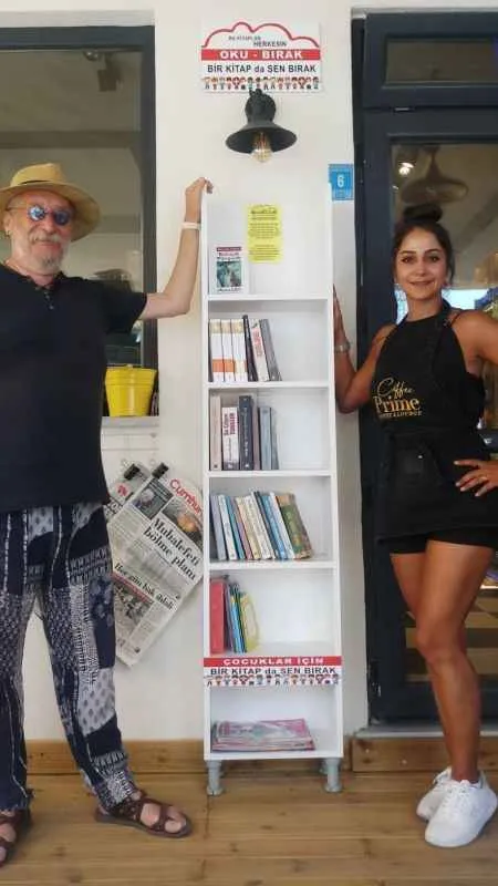 Marmaris'te 'Oku-Bırak Projesi' başladı