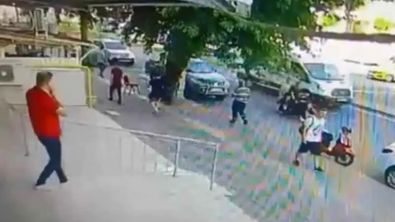 Tekirdağ'da motosikletin çarptığı kadın yaralandı