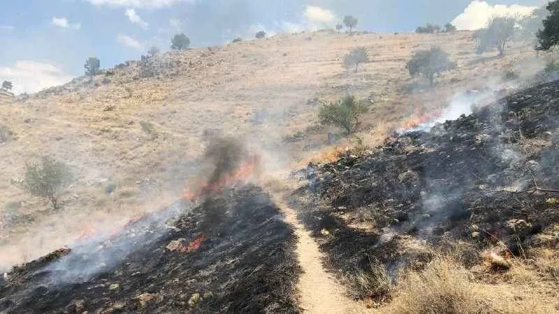 Çevreye atılan cam ve plastik şişelere dikkat: Anız yangınına sebep oluyor