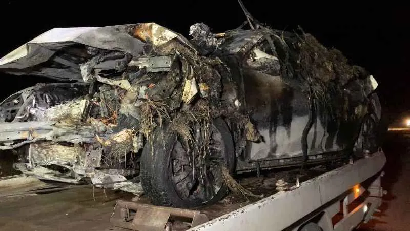 Ankara’da kazaya karışan iki araç alev topuna döndü: 6 yaralı