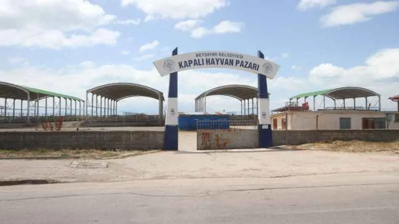 Beyşehir hayvan pazarı kapatıldı