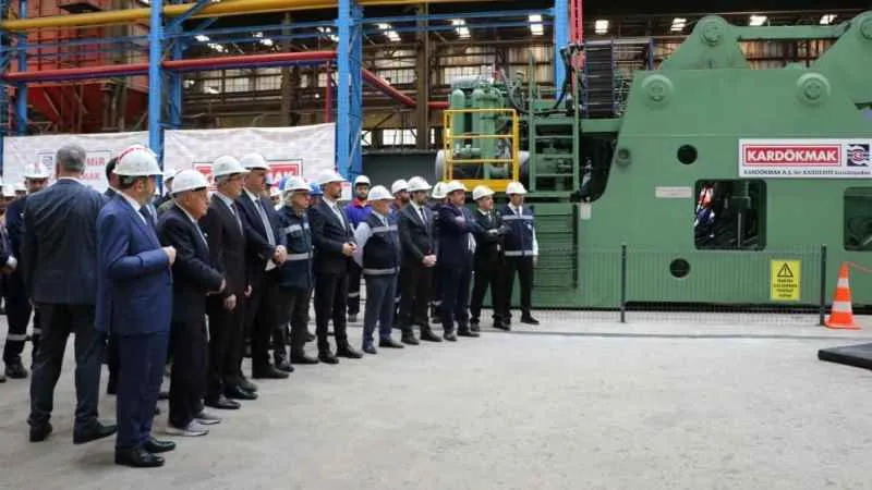 Yerli ve milli vagona ilk demiryolu tekeri seti sevk ediliyor