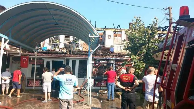 Muğla Ula'da 10 işyeri zarar gördü