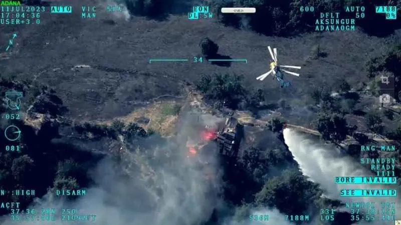 Adana'daki iki orman yangını kontrol altına alındı