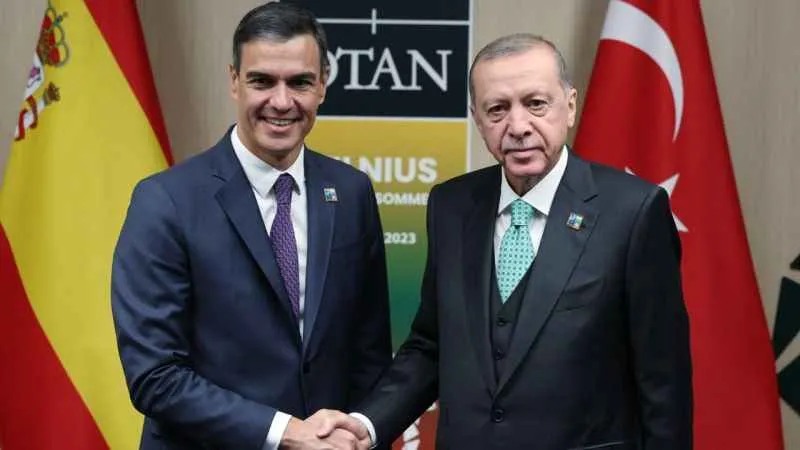 Cumhurbaşkanı Erdoğan, İspanya Başbakanı Sanchez ile görüştü