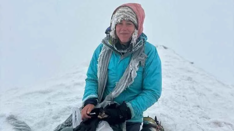 Temmuz’da eksi 35 derecede Ağrı Dağı zirvesi