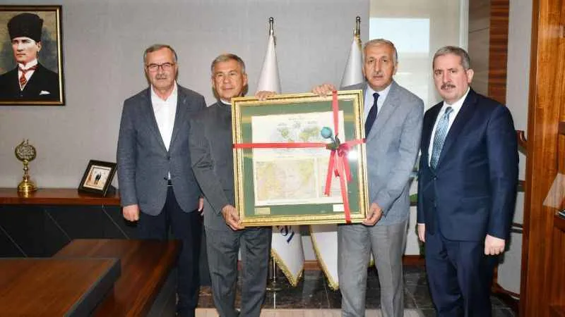 Tataristan Cumhurbaşkanı Konya’da