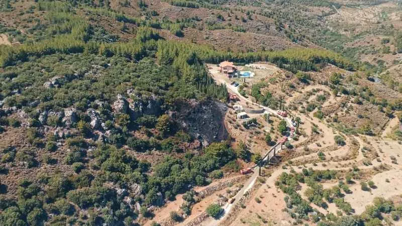 Datça yangını kontrol altında