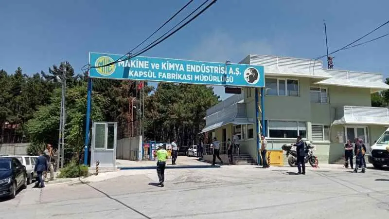MKE fabrikasında patlama: 1’i ağır 4 yaralı