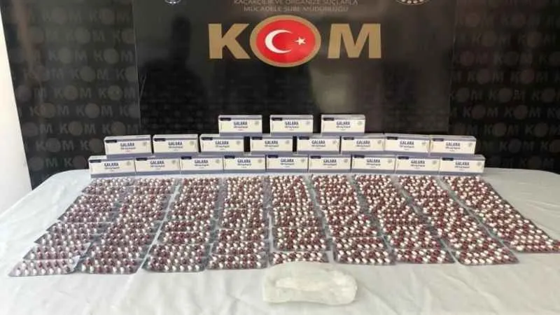 Malatya’da çok sayıda uyuşturucu hap ele geçirildi