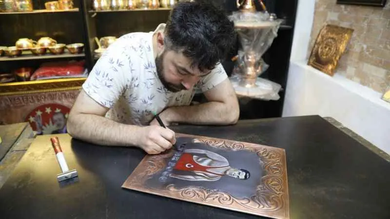 Unutulan meslek olan bakır işçiliğini yaşatıyor