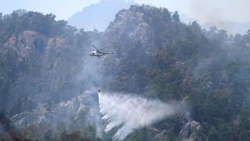 Kemer’deki orman yangını 4. gününde devam ediyor