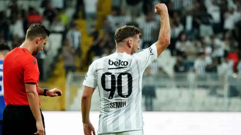 Semih Kılıçsoy, Beşiktaş forması ile ilk golünü kaydetti