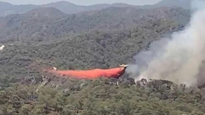 Fethiye’de orman yangını