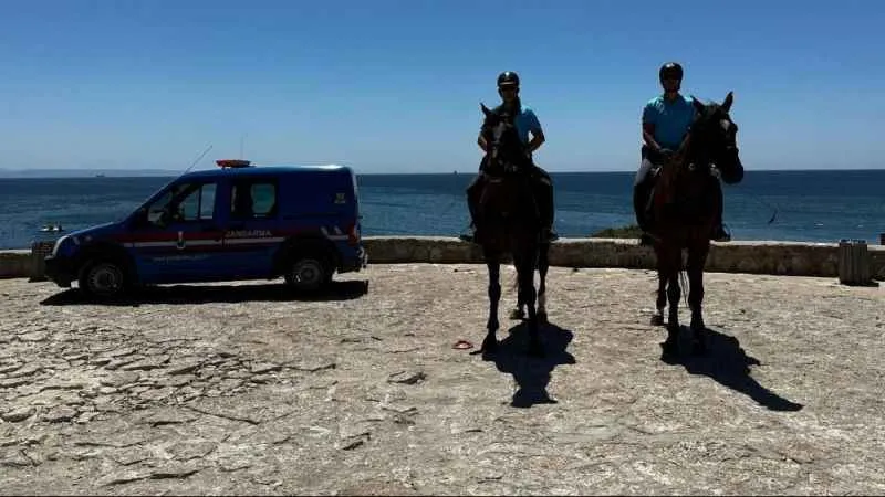 Kuzey Ege’nin turizm merkezi Bozcaada’da atlı birlikler göreve başladı