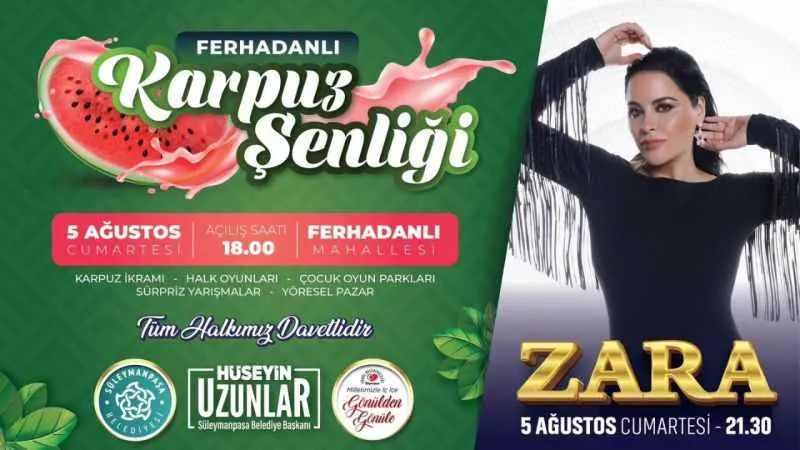 Tekirdağ’da karpuz şenliği başlıyor