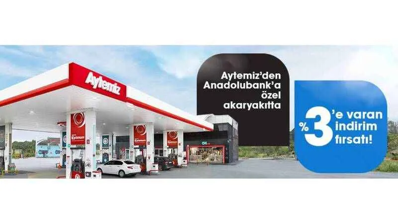 Aytemiz’den Anadolubanklılara yüzde 3’e varan akaryakıt avantajı