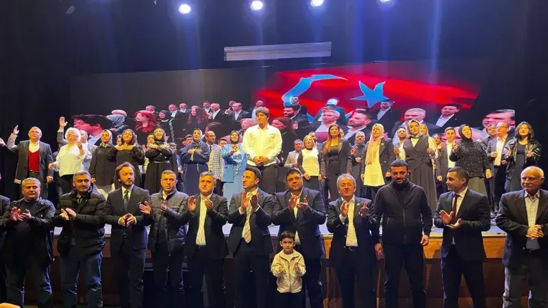 “Ölene Dek Arkandayız Erdoğan” Marşı Büyük Coşkuyla Tanıtıldı