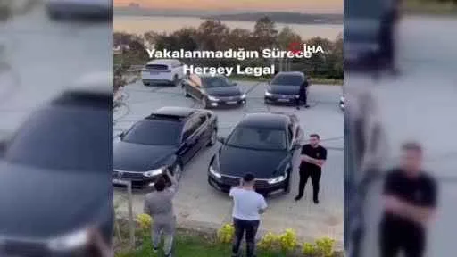 Çakarlı araçla trafiğe çıkan şahıslara 67.296 TL ceza kesildi