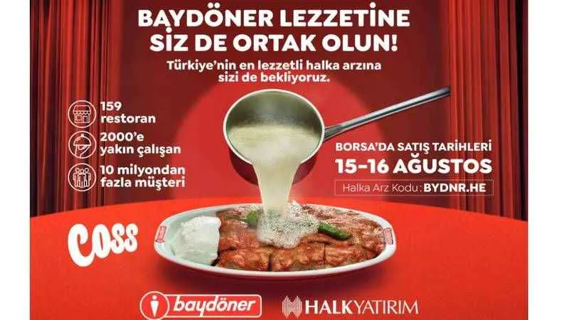 Baydöner halka arz ediliyor