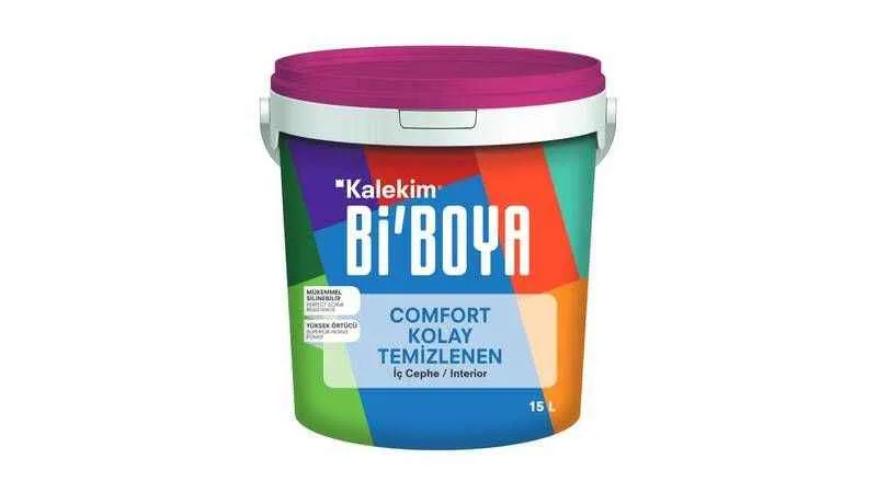 Bi'Boya Comfort Kolay Temizlenen boya ile lekesiz ve pürüzsüz duvarlar