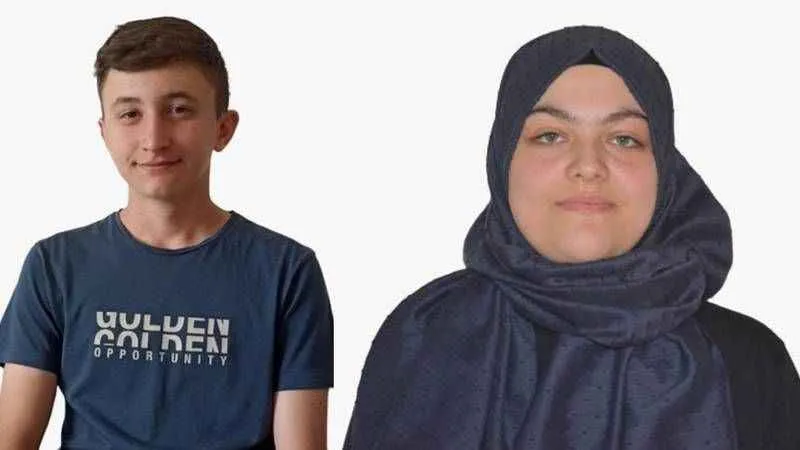 Kastamonu'da İrem Kuzbunar ve Mert Büyükdeğerli LGS'de tüm soruları doğru cevapladı