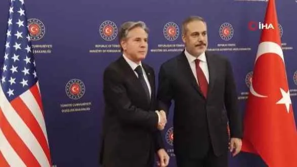 Dışişleri Bakanı Fidan, ABD'li mevkidaşı Blinken ile bir araya geldi