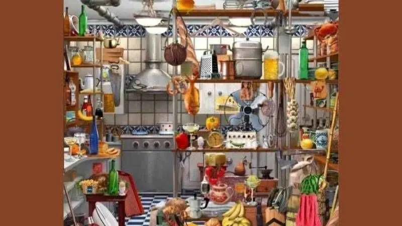 Bu mutfak karman çorman... Curcunanın içerisinde anahtarı bulabilir misiniz?