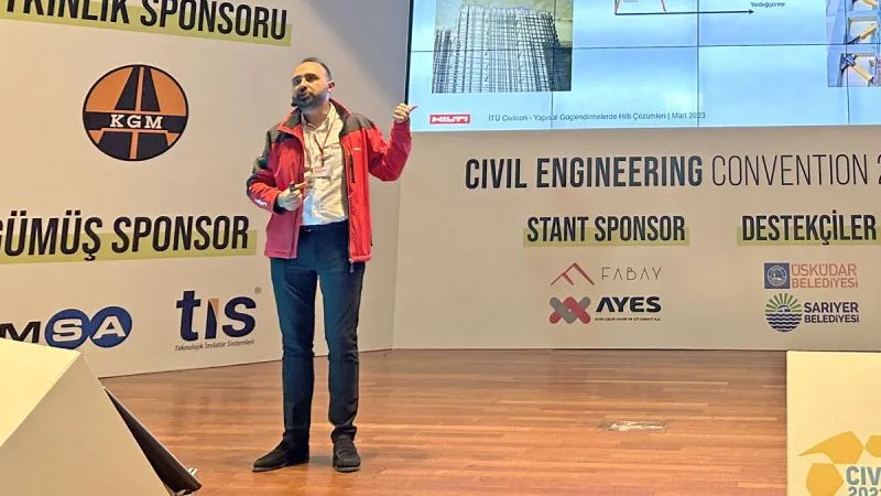 Bina performansını artıran teknolojileri geleceğin mühendislerine anlattı