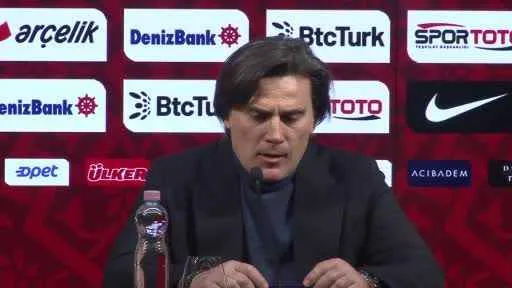 Vincenzo Montella: Oyuncularımın performansından memnunum
