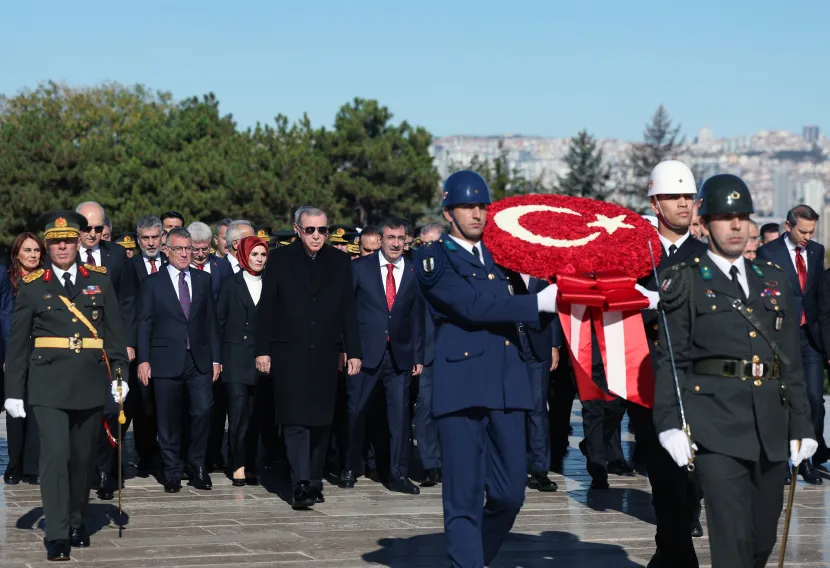Cumhurbaşkanı Erdoğan'dan Anıtkabir ziyareti