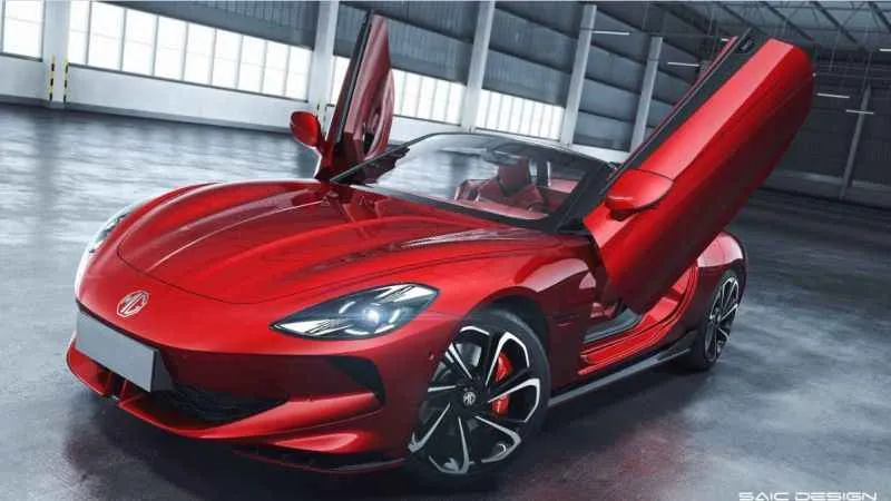 2024’te yollara çıkacak olan elektrikli MG Cyberster, Şanghay Otomobil Fuarında tanıtıldı