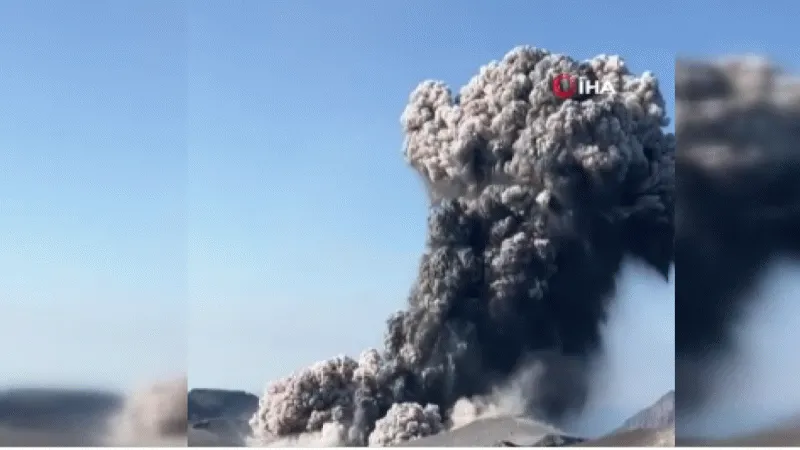 Ebeko Yanardağı’nda patlama