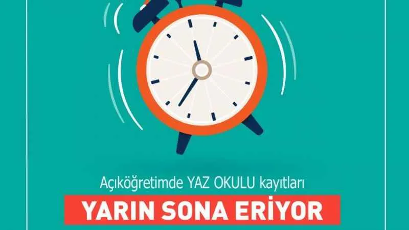 Açıköğretim sistemi yaz okulu kayıtlarında son gün 7 Temmuz