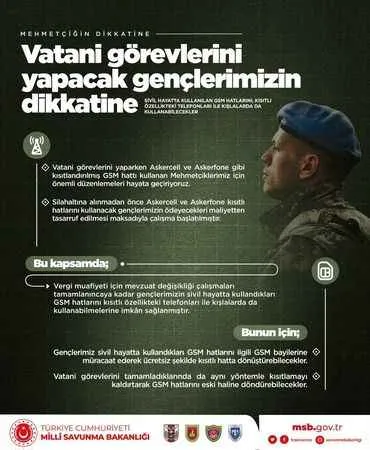 Numara değiştirmeden 'Askercell' dönemi başlıyor