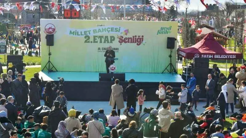 Fatih'te coşku dolu Millet Bahçesi 2. Etap Şenliği