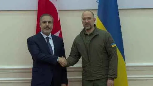 Bakan Fidan, Ukrayna Başbakanı Shimal ile görüştü